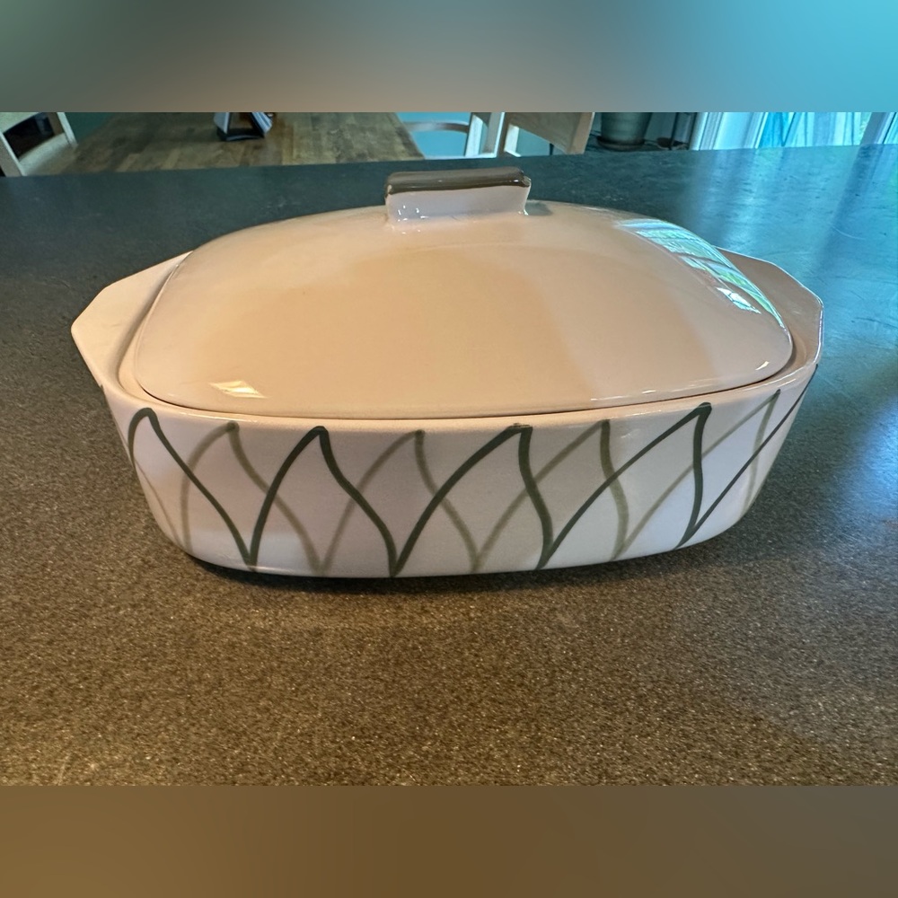 Vintage, MCM, Lyngby Ceramic Casserole Dish from Denmark